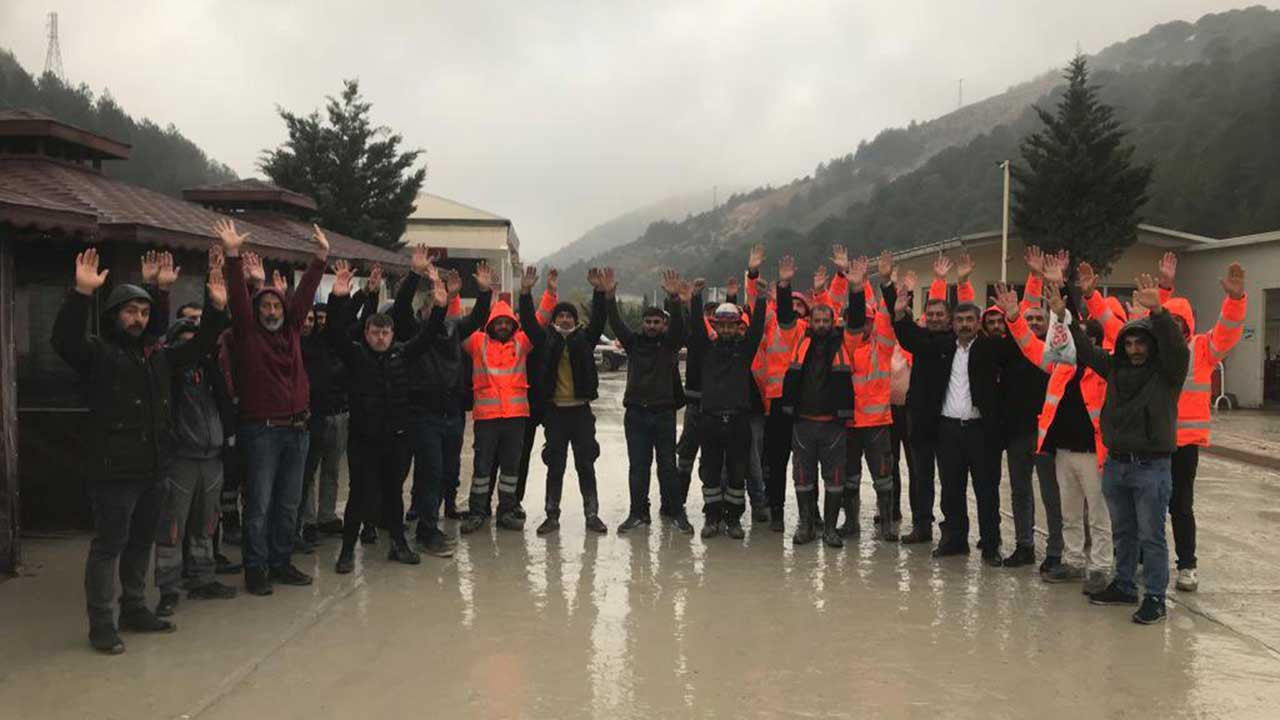 Eczacıbaşı Esan Madencilik işçilerinin direnişi kazanımla sonuçlandı