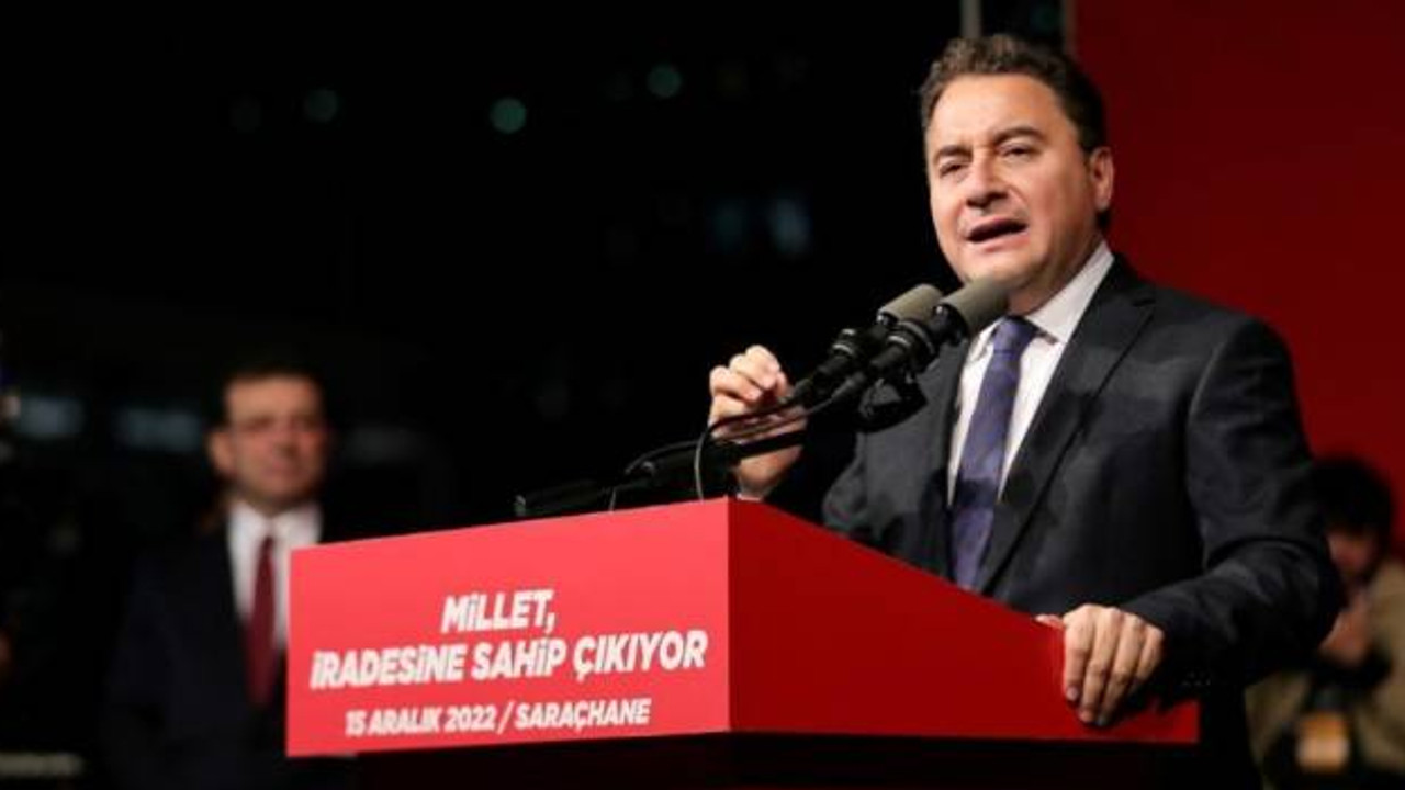 Ali Babacan: İmamoğlu'na, Kaftancıoğlu'na, Demirtaş'a yapılan hukuksuzluğu reddediyorum