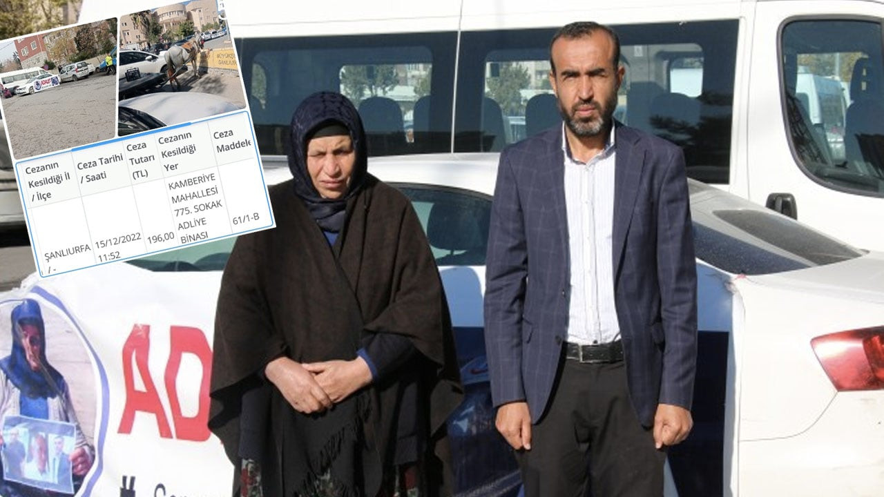Şenyaşar ailesi aracına ‘Adalet’ pankartı astı, ‘park’ cezası kesildi