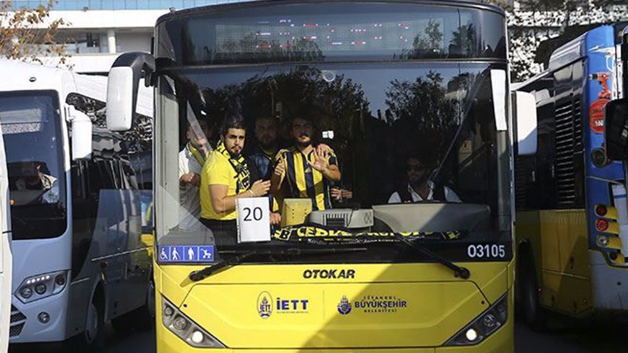 Fenerbahçe taraftarları otobüslerle karakola götürüldü