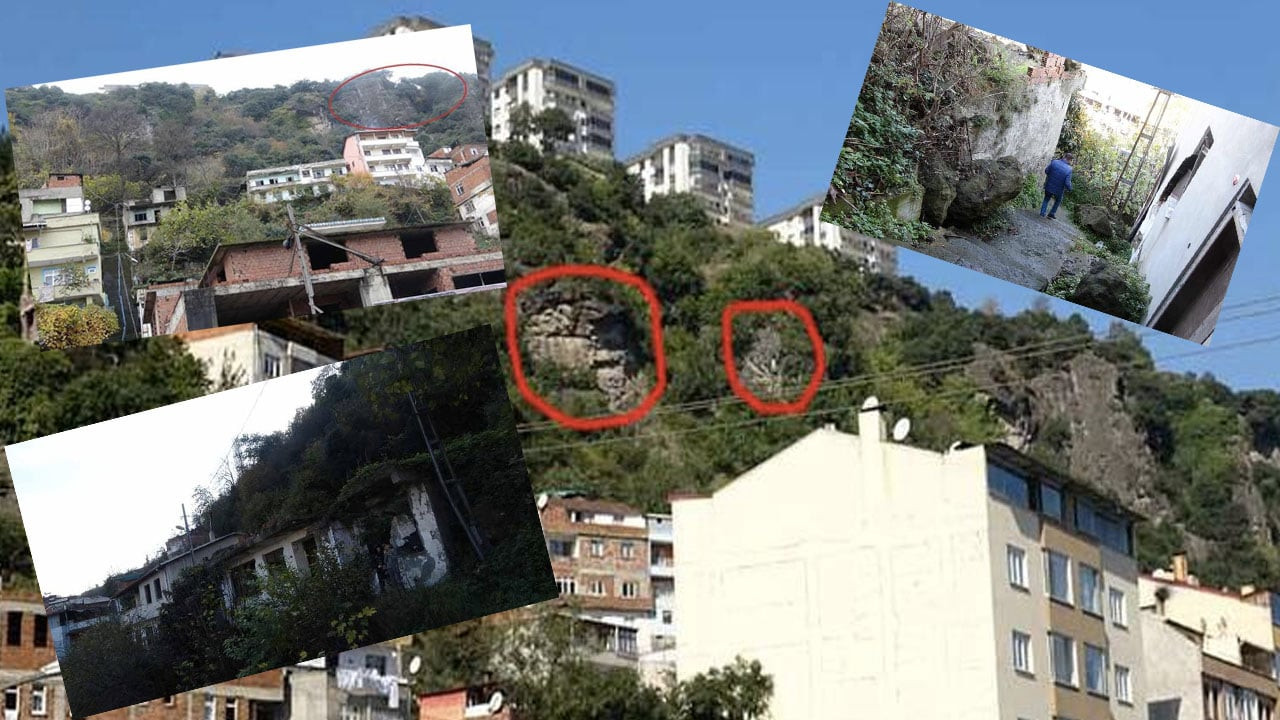 60 tonluk kaya tehdidi altındaki evlerine geri döndüler: 'Tehlike içinde yaşıyoruz'