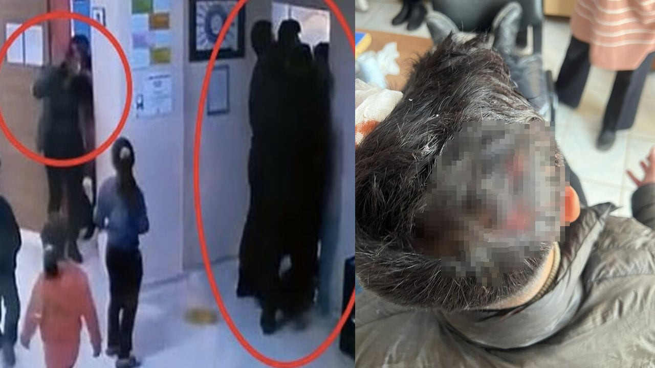 Veliden öğretmene şiddet