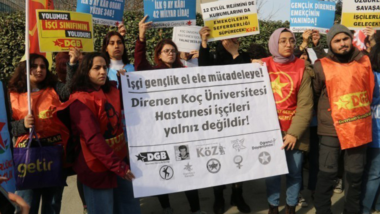 Koç Üniversitesi Hastanesi işçilerinin direnişi kazandı