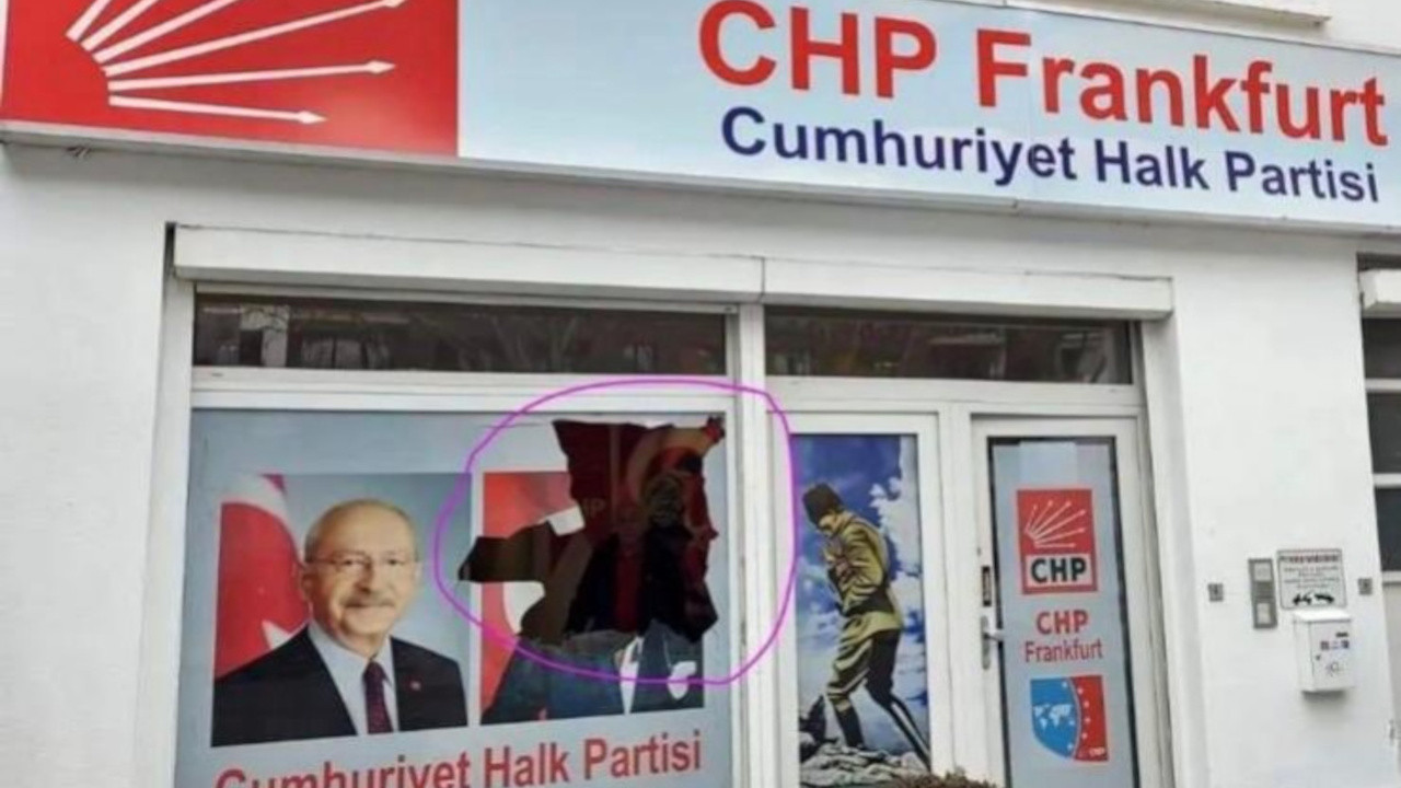 Almanya'da CHP ofisine saldırı