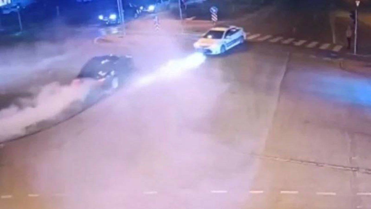 Konya'da drift yapan alkollü sürücü tutuklandı