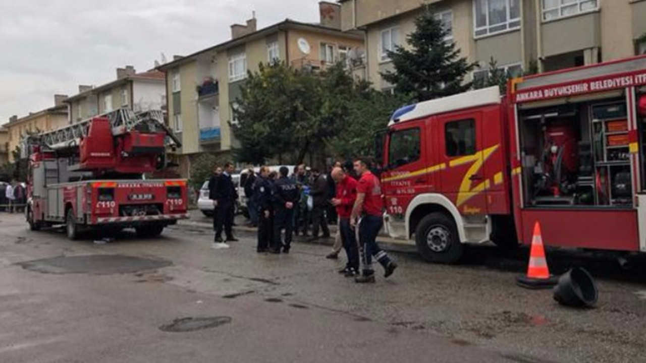 Ankara’da yangın: 1 ölü, 4 yaralı