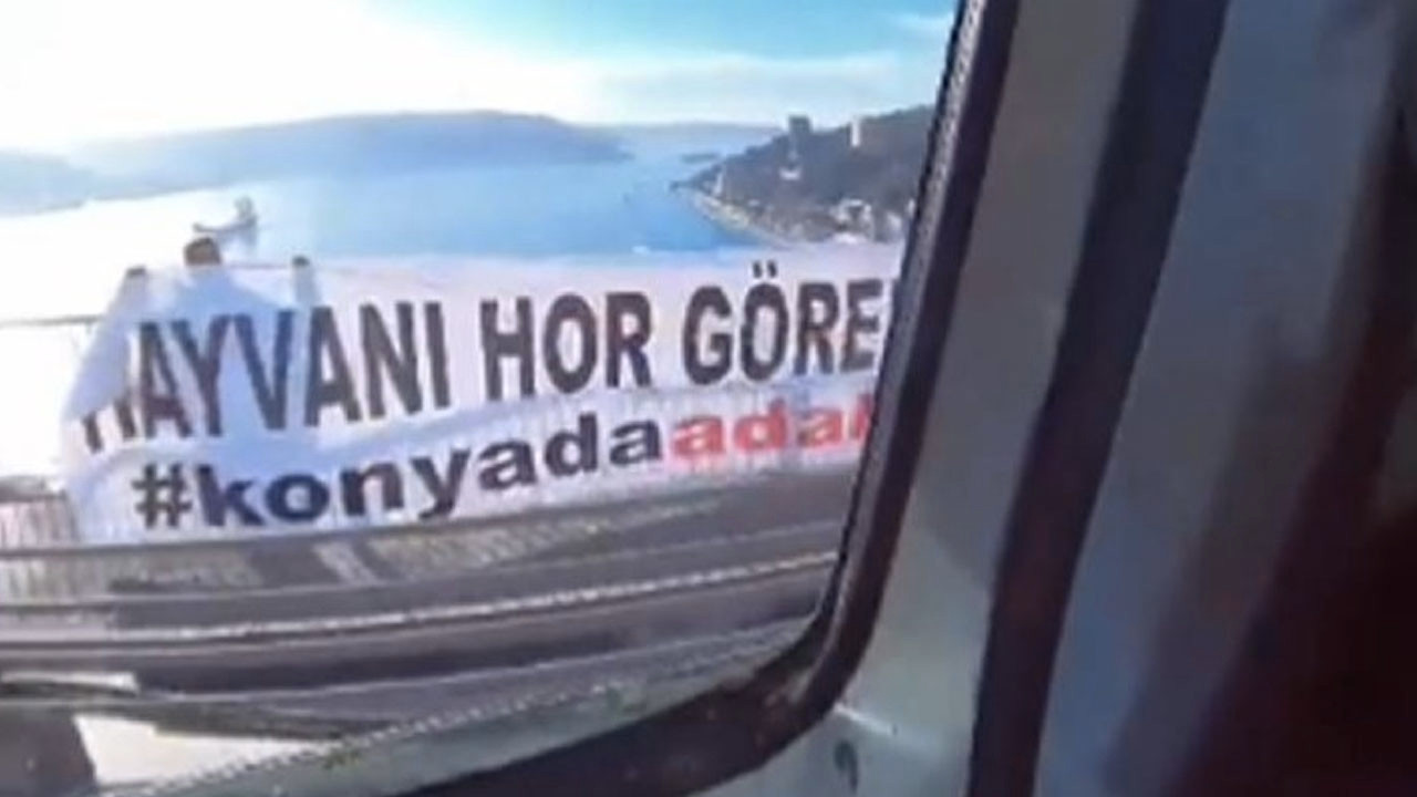 FSM'de 'Hayvanı hor gören, oyu zor görür' pankartına iki gözaltı
