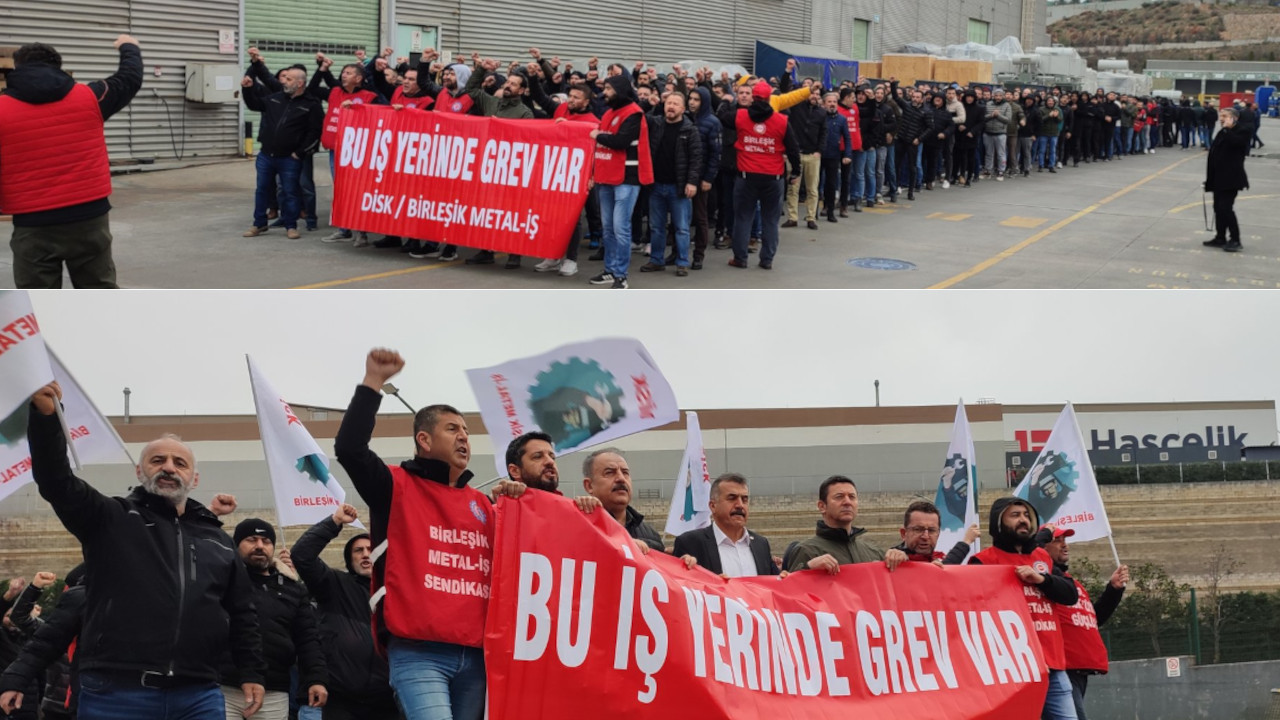 Gebze'de metal işçileri greve çıktı