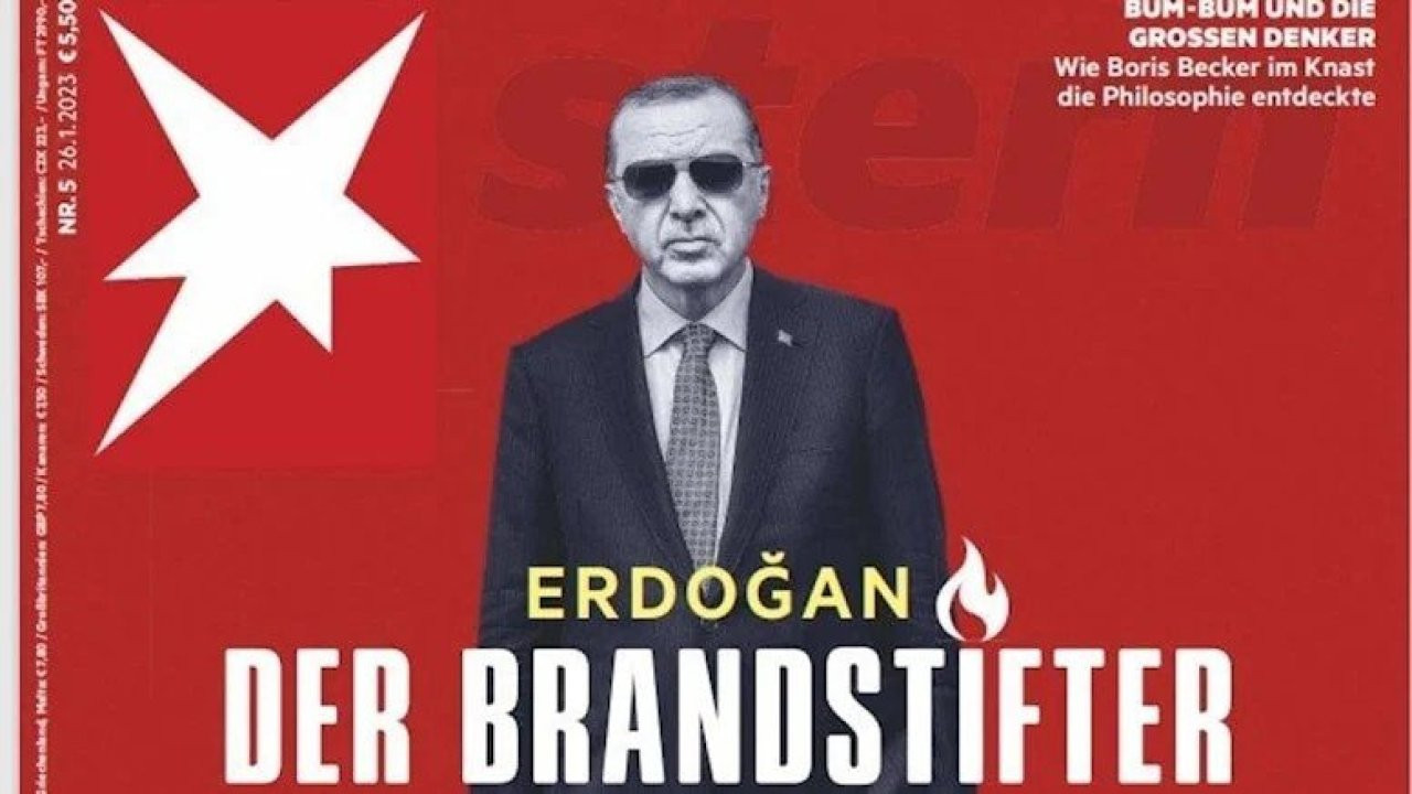 Stern dergisinden Erdoğan kapağı: 'Kundakçı'