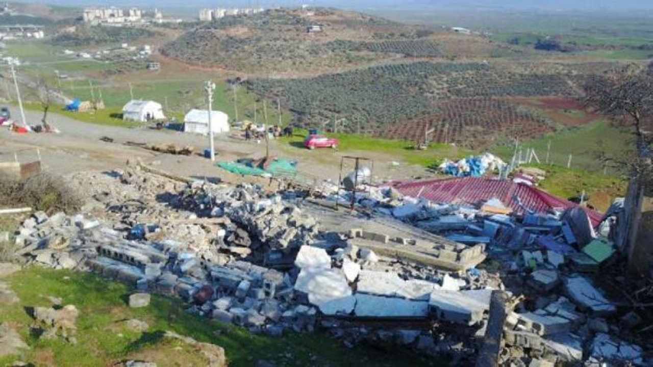 İslahiye'de deprem sonrası kayalar yuvarlandı, iki kişi öldü