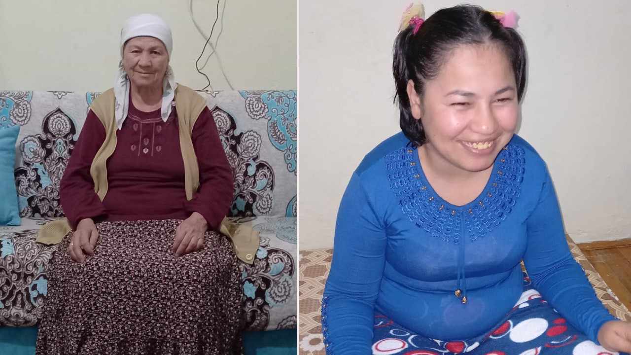 Depremde yıkılan, bir gün sonra da yangın çıkan evin enkazı kaldırıldı; Anne ve kızı bulunamadı