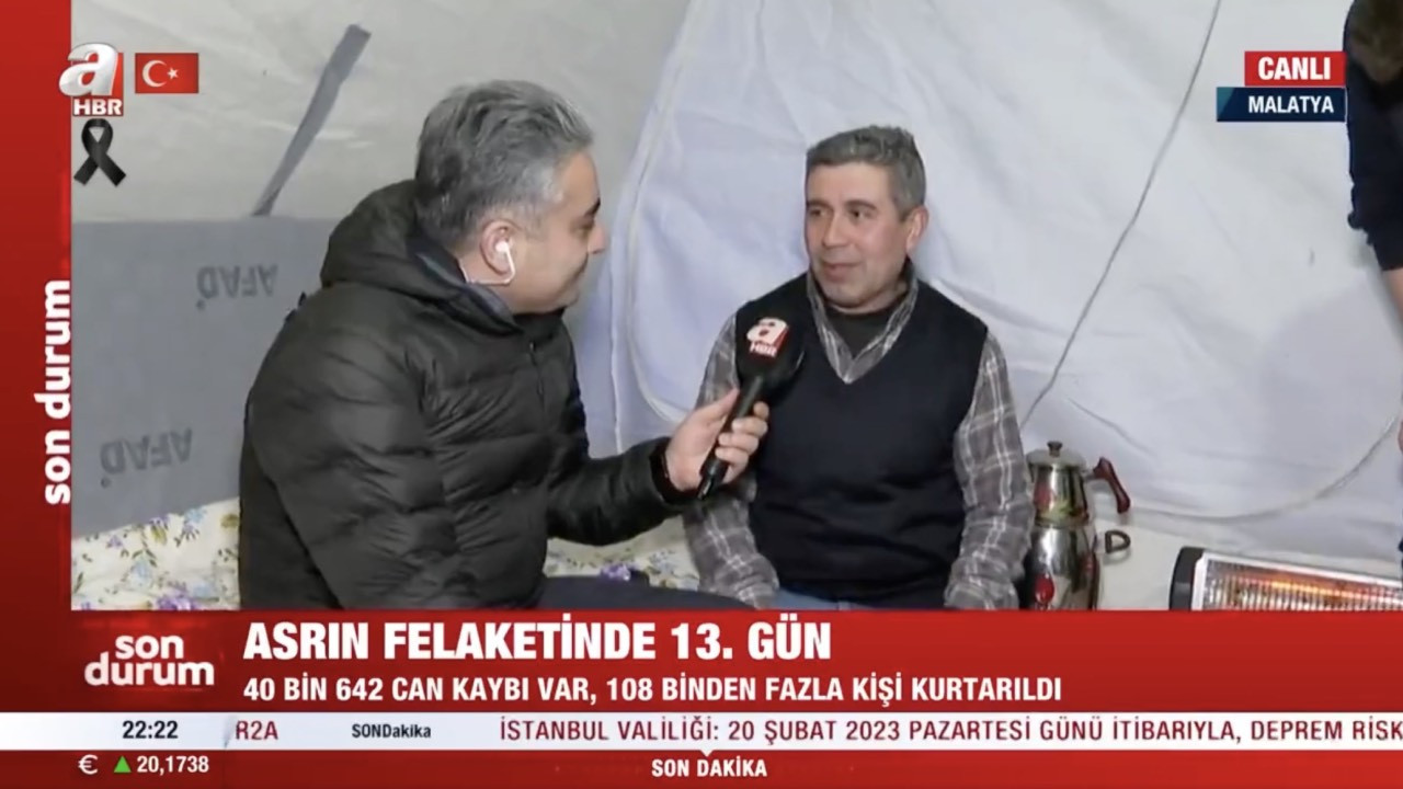 A Haber çadırı öve öve bitiremedi: Çadır büyük, antre var, salon var, çay var