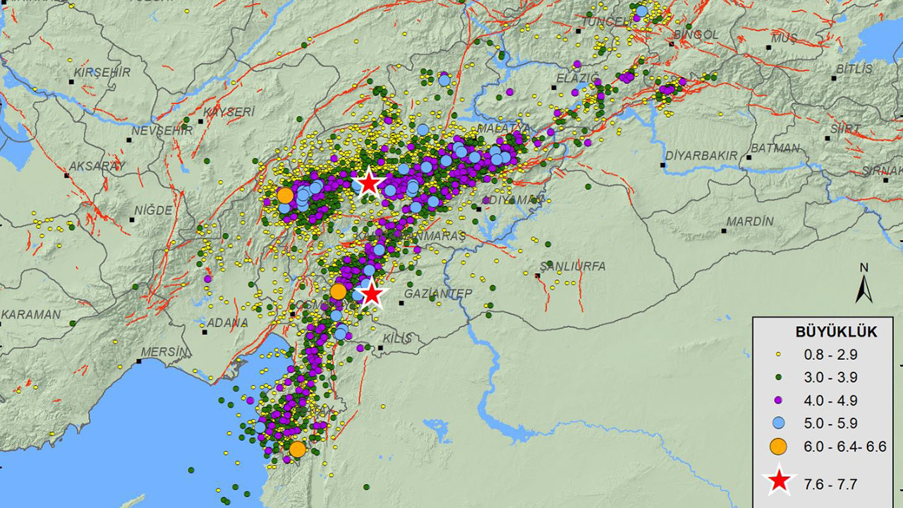 Kandilli Rasathanesi: 16 günde 7 bin 145 deprem oldu