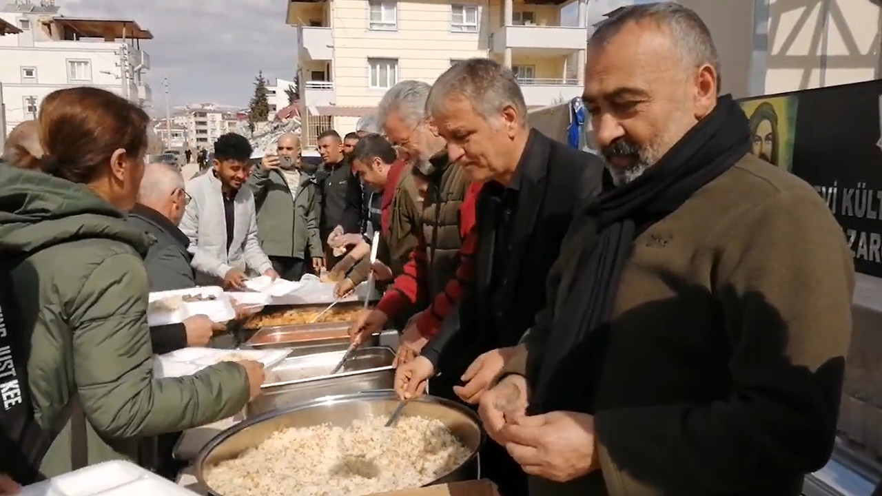 HDP'li Toğrul, Pazarcık'ta can lokması dağıttı