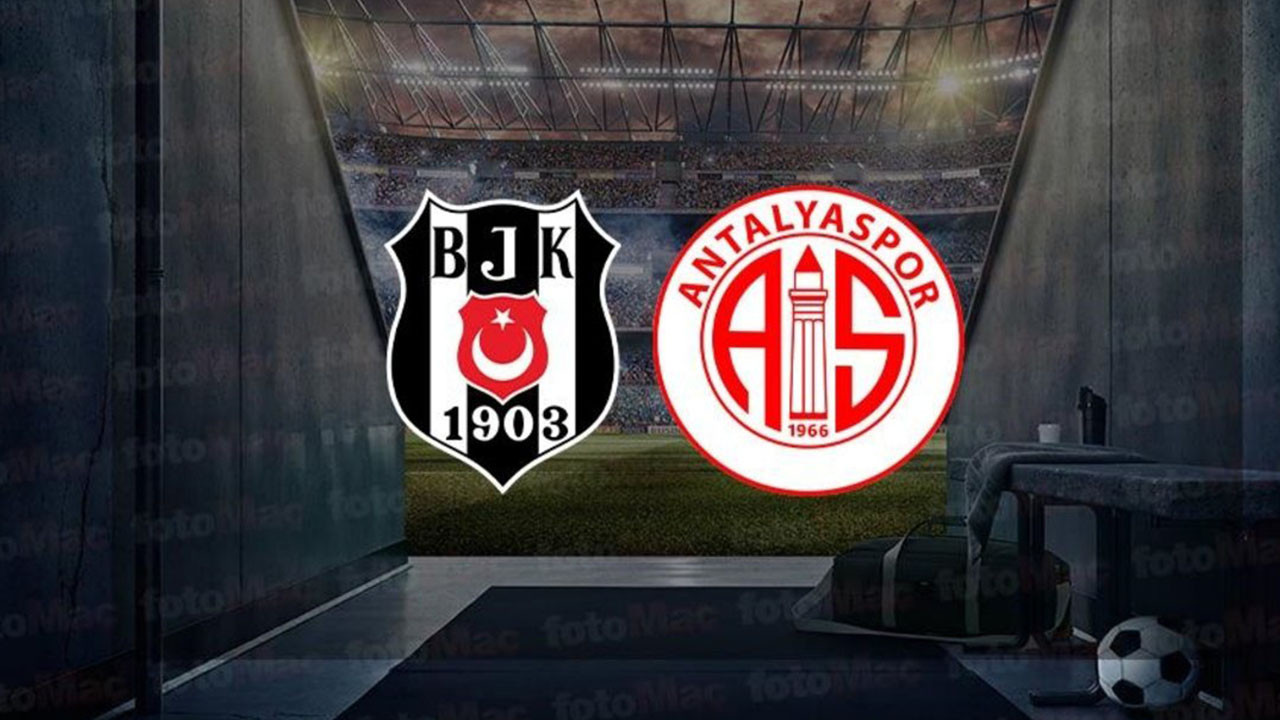 Beşiktaş Antalyaspor karşılaşmasında ilk 11’ler belli oldu