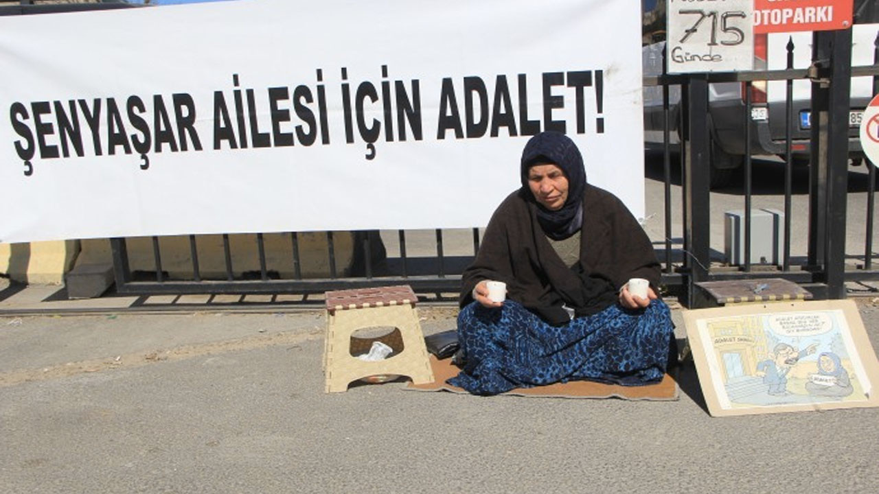 Şenyaşar ailesi depremzedeler ve adalet için mum yaktı