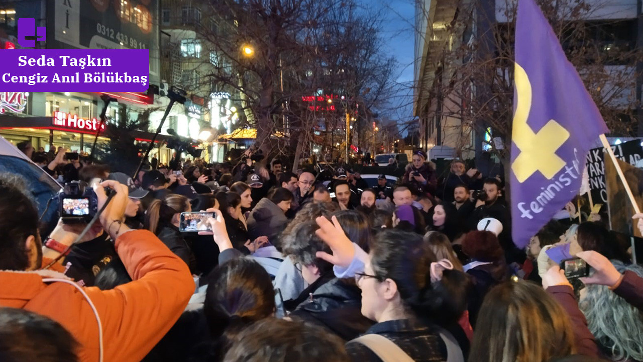 Ankara'da 8 Mart kutlamaları: Susmuyoruz, korkmuyoruz, itaat etmiyoruz