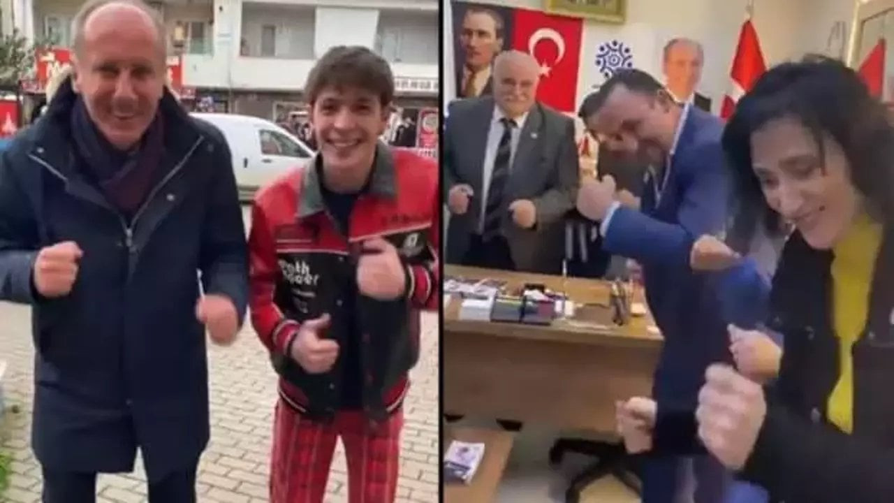 Memleket Partisi 'Muharrem İnce dansı' paylaşmayı yasakladı