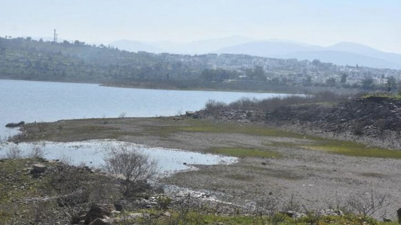 Bodrum'u besleyen barajlarda su seviyesi düştü