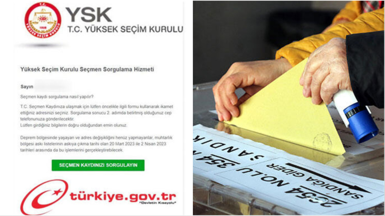 'Seçmen kaydınızı sorgulayın' dolandırıcılığına dikkat