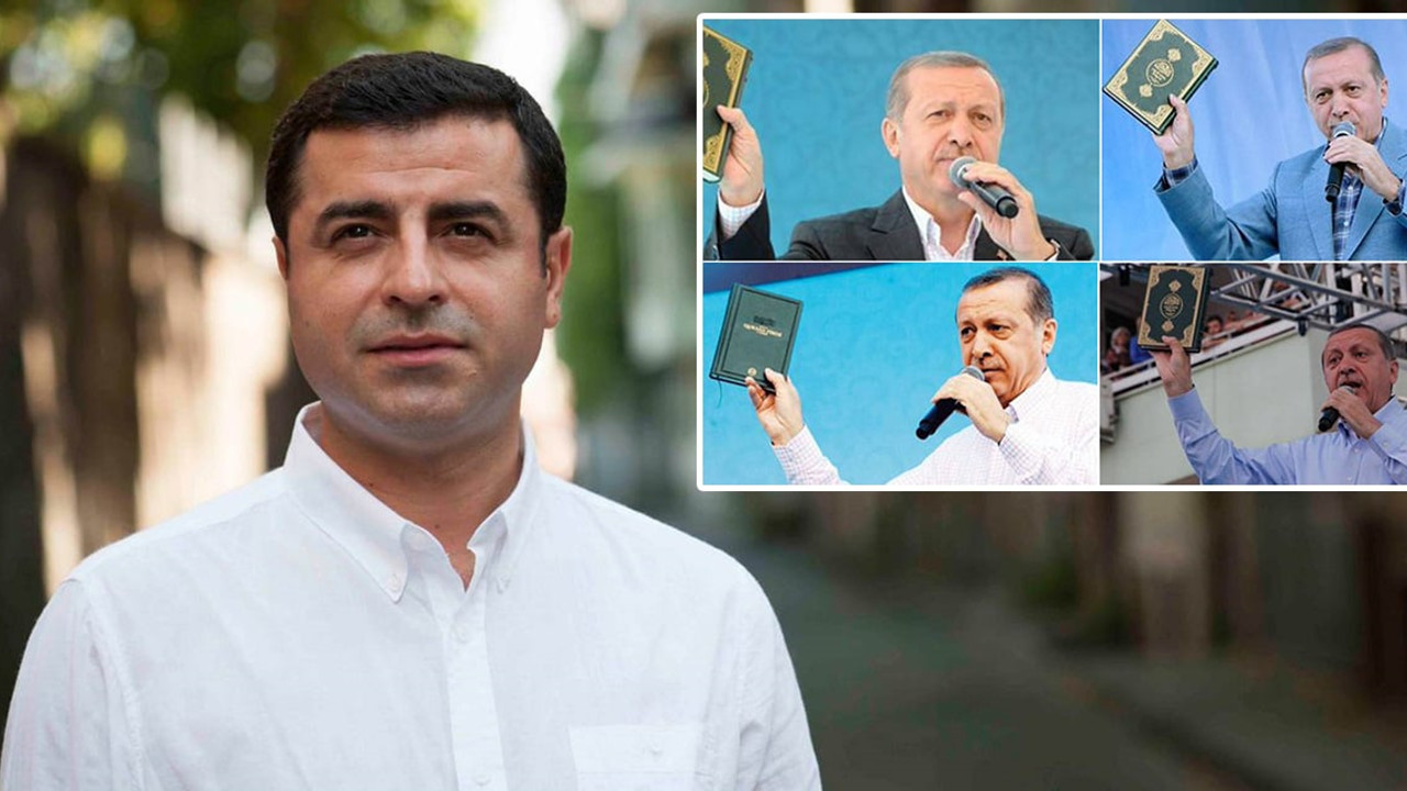 Demirtaş'tan 'seccade tartışması'na Kur'anlı yanıt