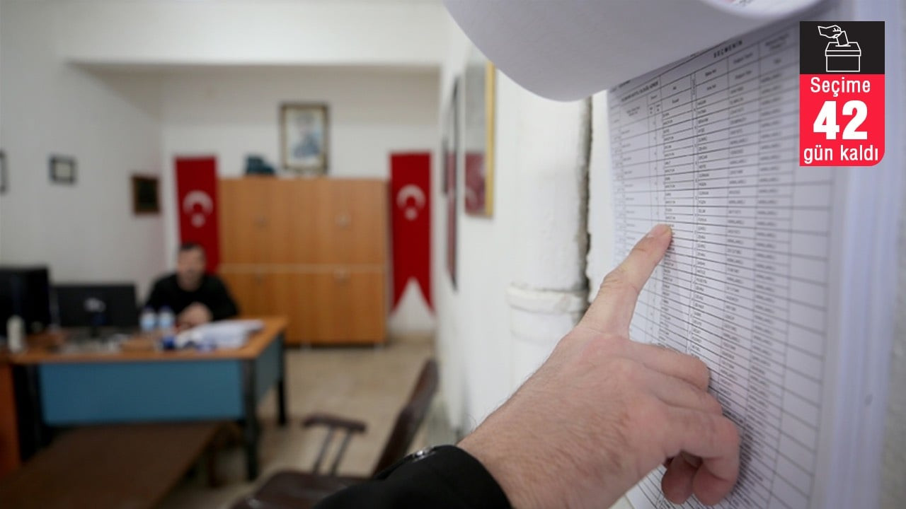 Seçime 42 gün kaldı: Seçmen listeleri bugün askıdan iniyor