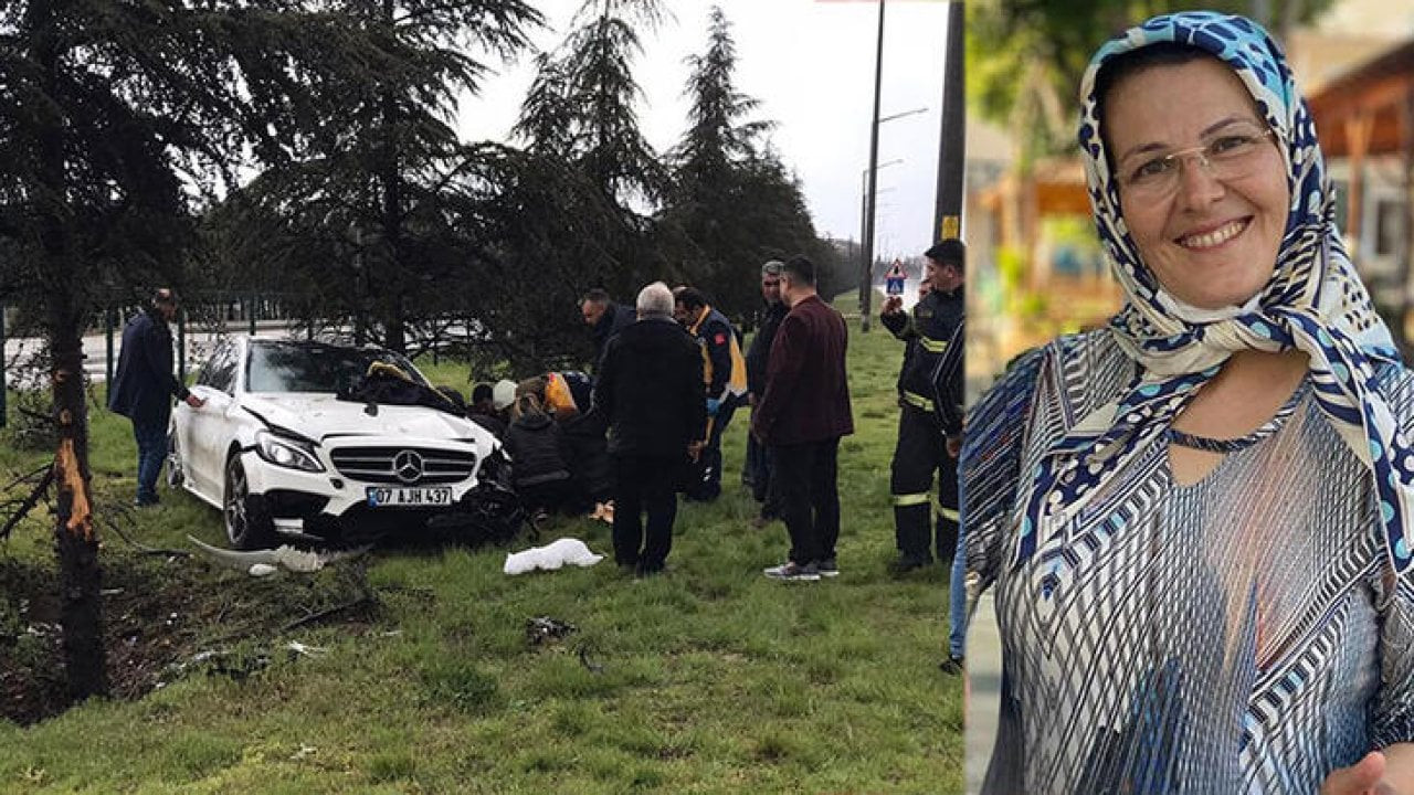 Burdur'da otomobil ağaca çarptı: Bir ölü, üç yaralı