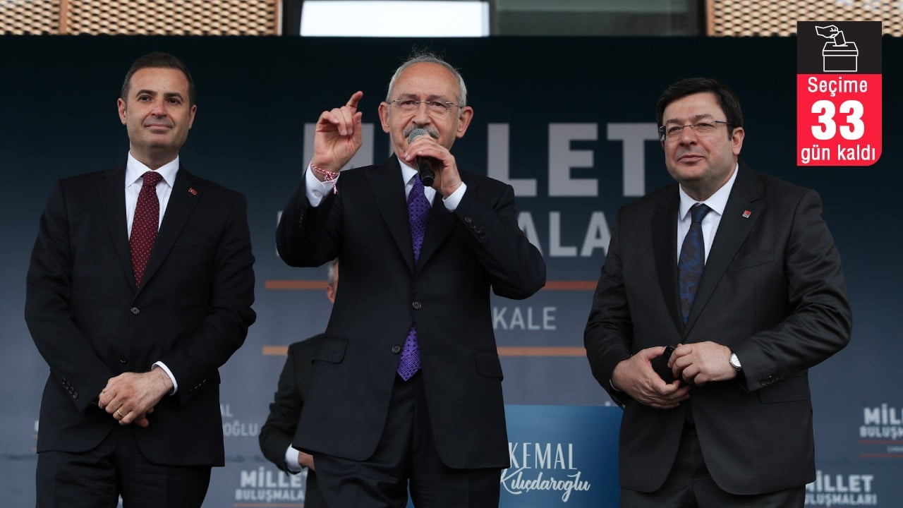 Kemal Kılıçdaroğlu Erkek ve Akın'ı yanına aldı: Unutmayın, Balıkesir ve Çanakkale'nin iki bakanı olacak