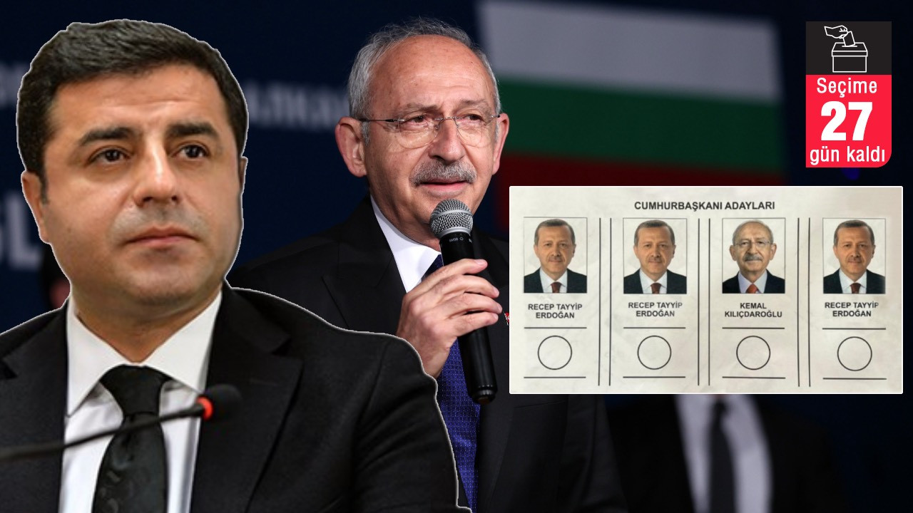 Demirtaş pusula paylaştı, Kılıçdaroğlu'nu işaret etti