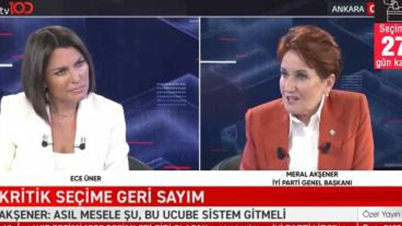 Akşener: Anketlerin ortak noktası Kılıçdaroğlu kazanıyor