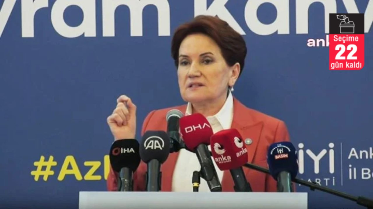 Akşener'den 'parti devleti' eleştirisi: Devlet eşittir benim diyen biriyle karşı karşıyayız