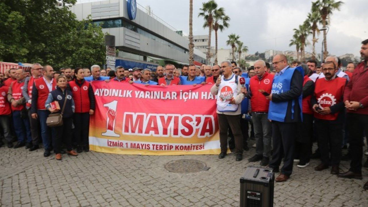 İzmir'de 1 Mayıs mitingine çağrı