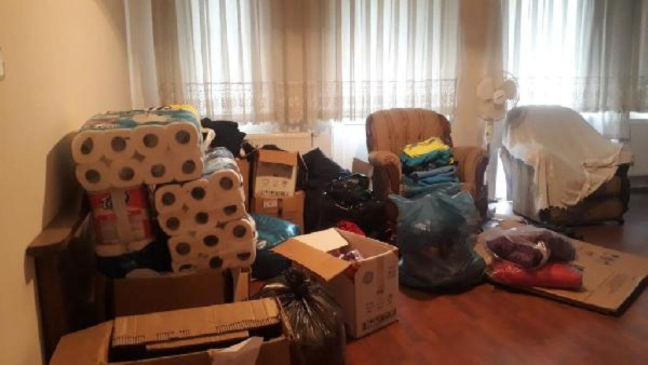 Depremzedeler için toplanan yardımları evine götürdü, gözaltına alındı
