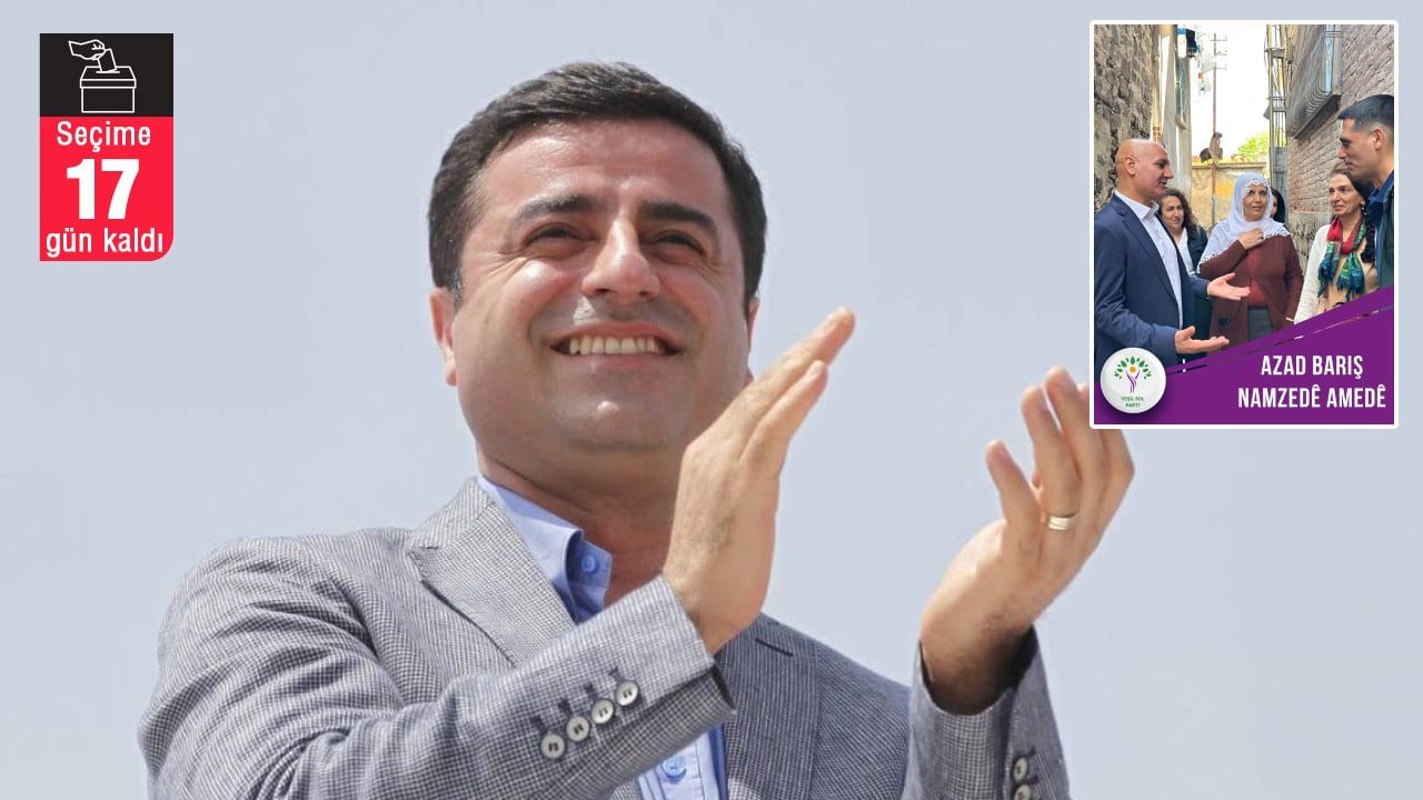 Selahattin Demirtaş'tan Yeşil Sol'un Êzidî adayı Azad Barış'a destek çağrısı