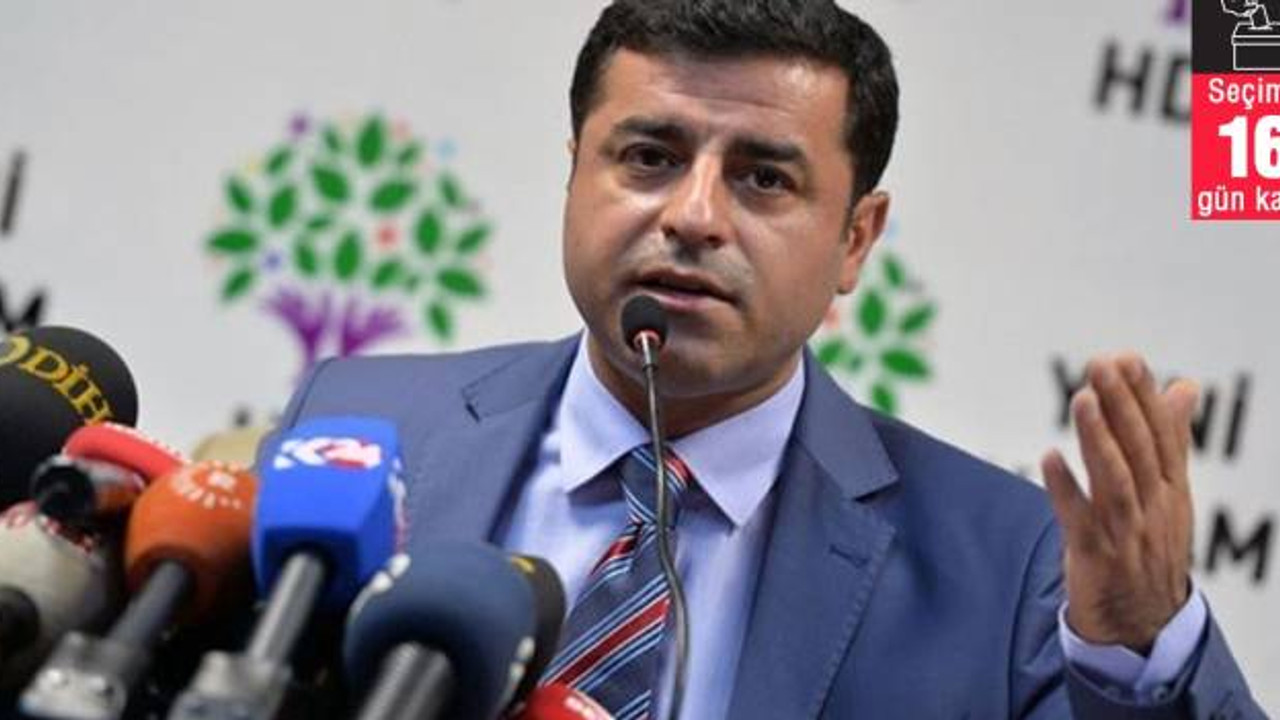 Demirtaş'tan Diyarbakır tepkisi: Saray, Soylu, Bozdağ ortak yapımı kumpas olduğundan herkes emin olabilir