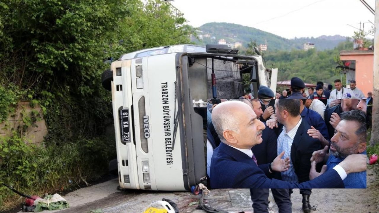 Trabzon'da beş kişinin öldüğü kaza: İmza toplanmasına rağmen belediye aracı değiştirilmemiş