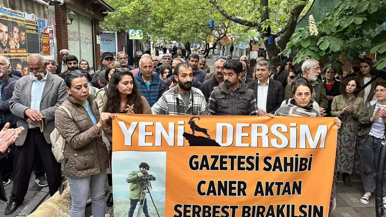 Dersim'de Gazeteci Caner Aktan’ın gözaltına alınmasına tepki: İktidarın bu baskılarına hep beraber dur demeliyiz