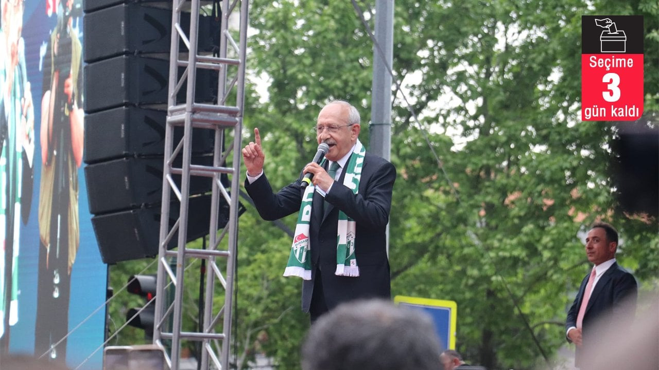 Kılıçdaroğlu Bursa'da konuştu: Bu seçimin kaderini gençler ve kadınlar belirleyecek