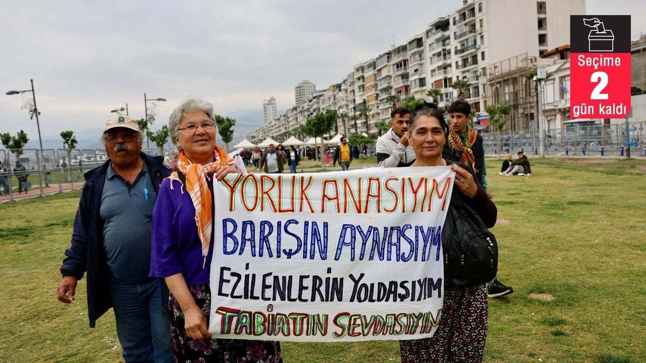 Yeşil Sol Parti'nin final mitingi İzmir'de: Gençler sandıkları korumak için demokrasi nöbeti tutmalı