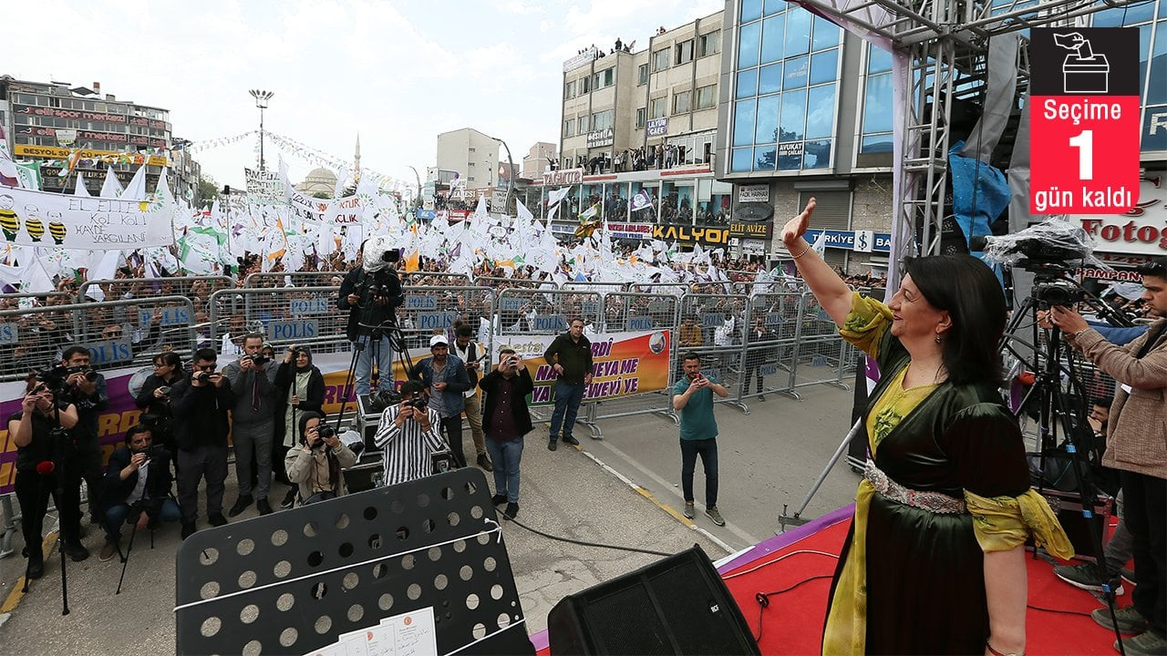 Pervin Buldan Van'da konuştu: Yarın Erdoğan'a 'One Minute' diyeceğiz, Van'da 8-0 yapacağız