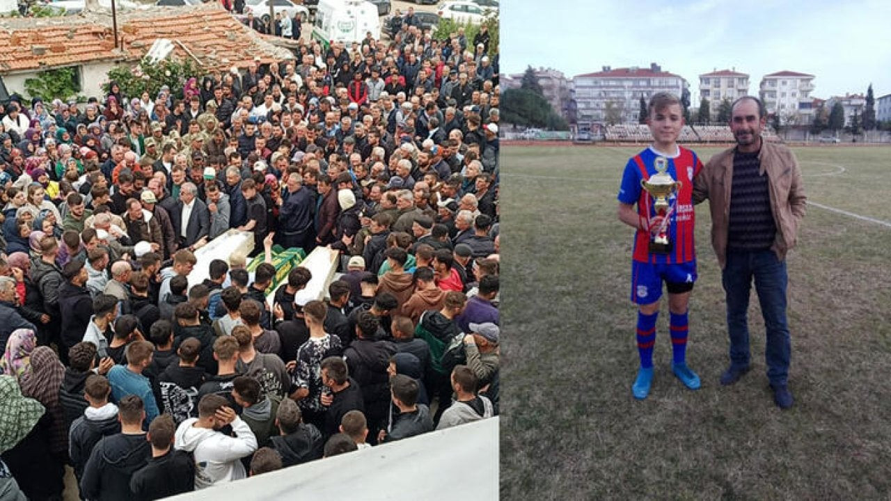 17 yaşındaki futbolcu oğlunun ölüm haberini alan baba vefat etti
