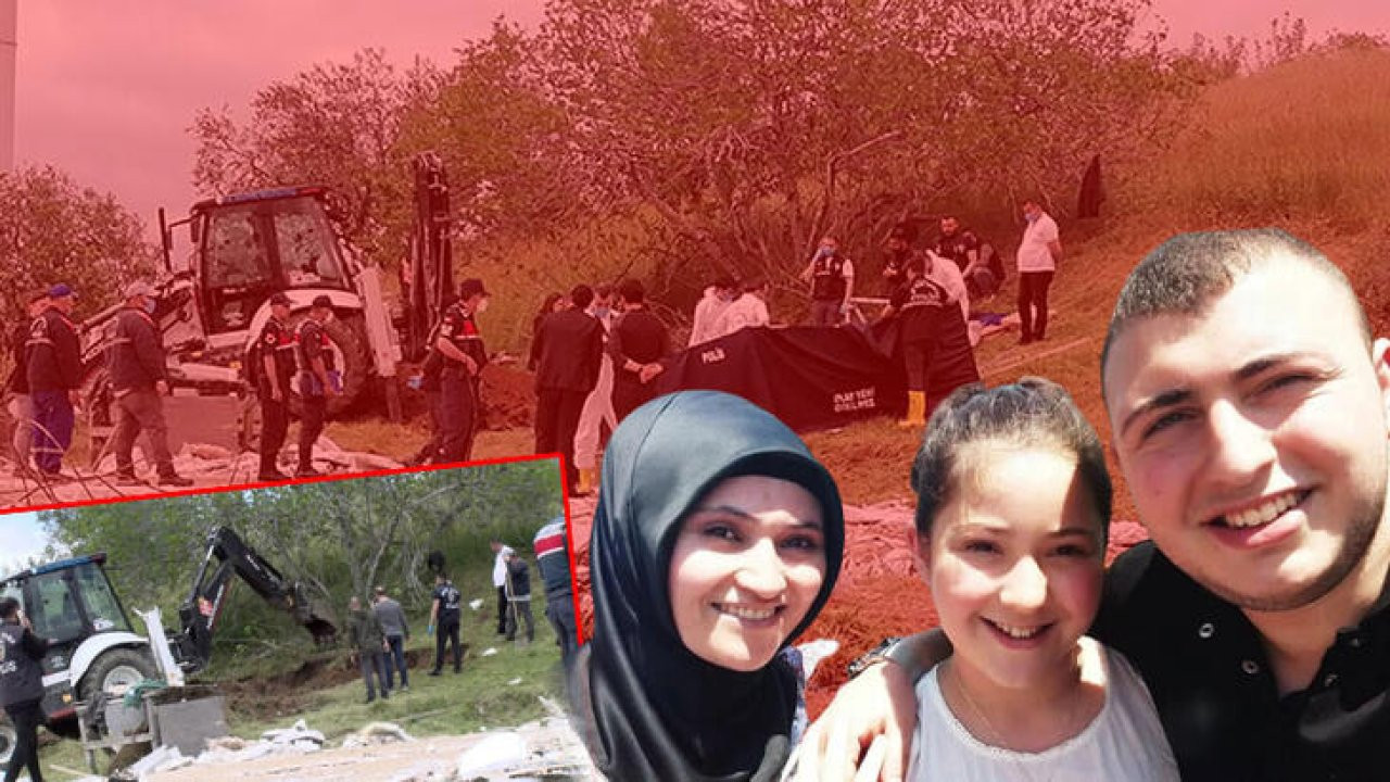 Silivri'de tarlaya gömülmüş üç ceset bulundu
