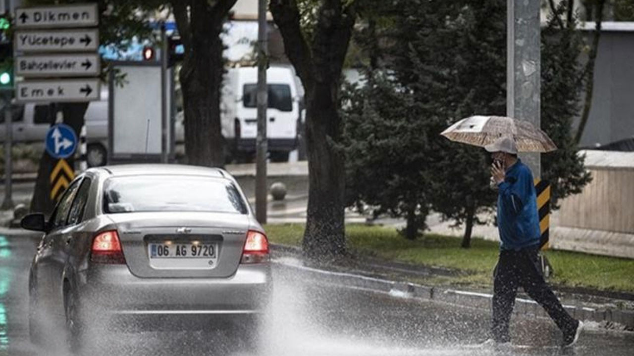 Ankara Büyükşehir Belediyesi saat vererek uyardı: Gök gürültülü sağanak yağış bekleniyor