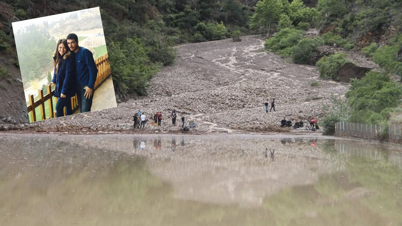 Amasya'da sele kapılan kişiyi arama çalışmaları sürüyor