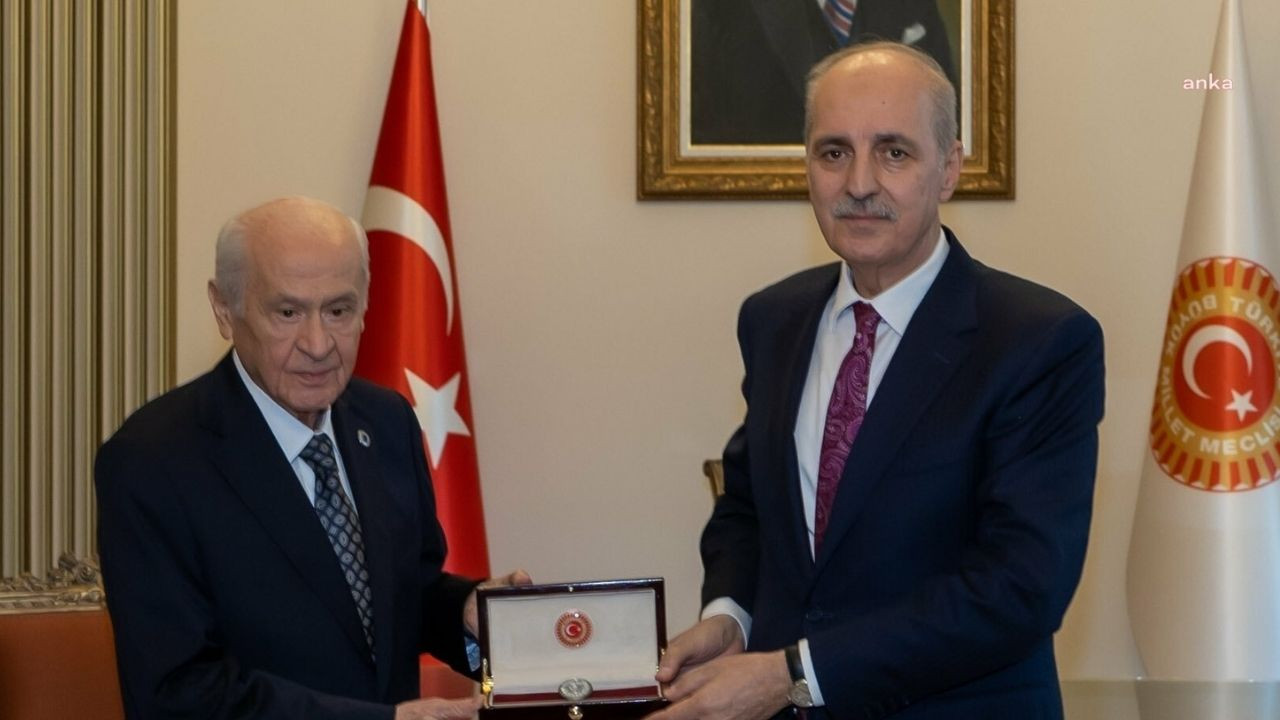 TBMM Başkanı Kurtulmuş, görevi geçici başkan Bahçeli'den devraldı