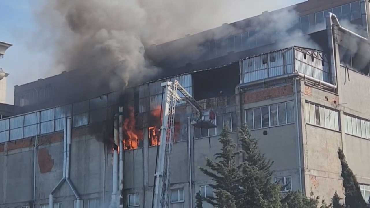 İkitelli Organize Sanayi Bölgesinde yangın