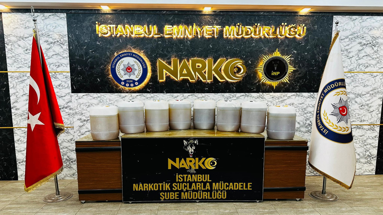 İstanbul'da 530 kilo metamfetamin ele geçirildi