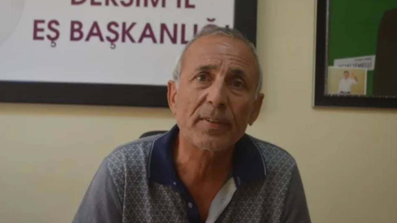 Eski HDP Dersim İl Eş Başkanı Hıdır Çiçek gözaltına alındı