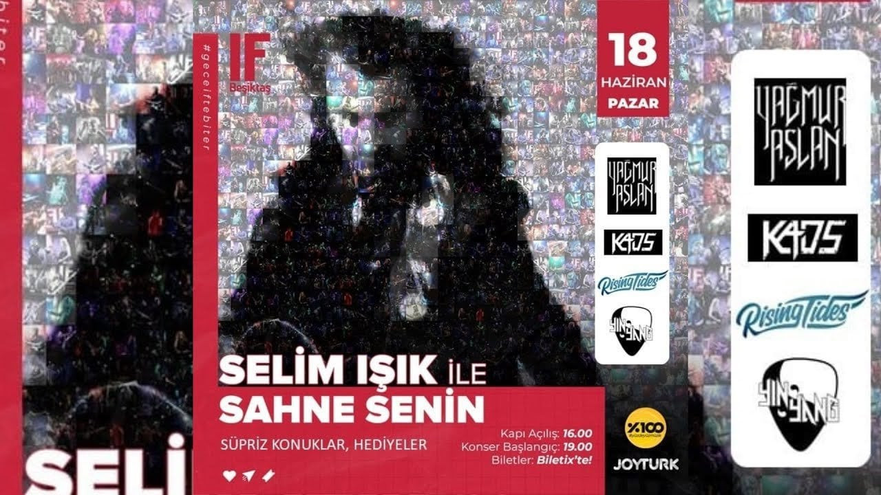 Selim Işık ile 'Sahne Senin' konserlerinin sonuncusu IF Performance Hall'de düzenlenecek