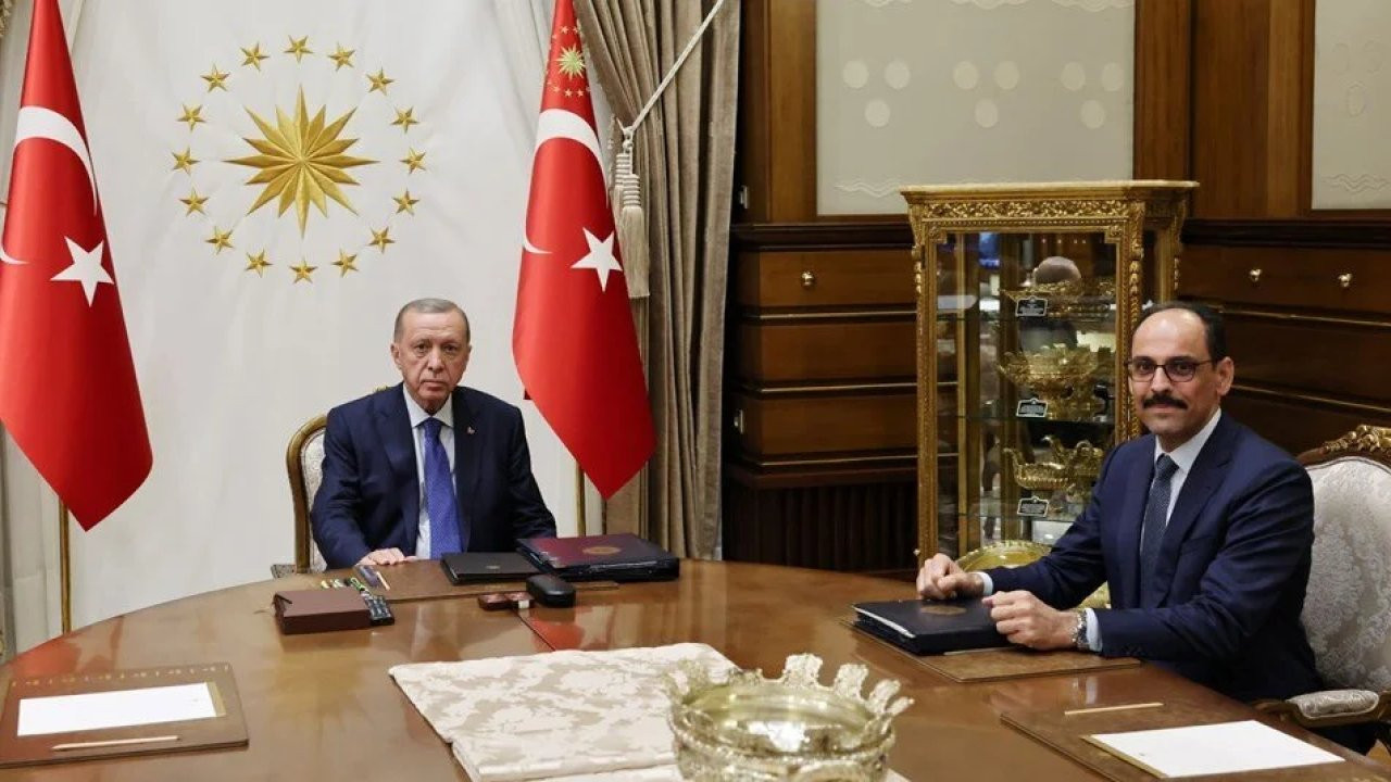 Erdoğan, MİT Başkanı Kalın'la görüştü
